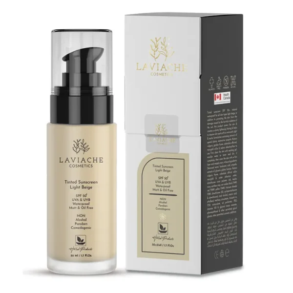 ضدآفتاب spf 50 رنگی روشن